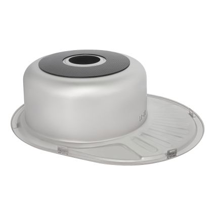 Кухонна мийка Brinex 5745 0,8 мм Satin (BRIN5745SAT08) - 5