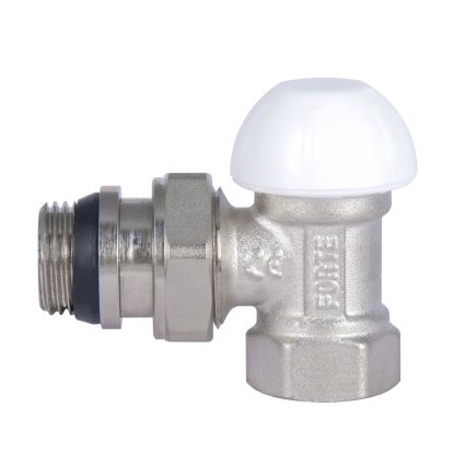 Кран рад. кутовий НИЗ з антипрот. посилен Forte 233W 1/2 Powerful - 4