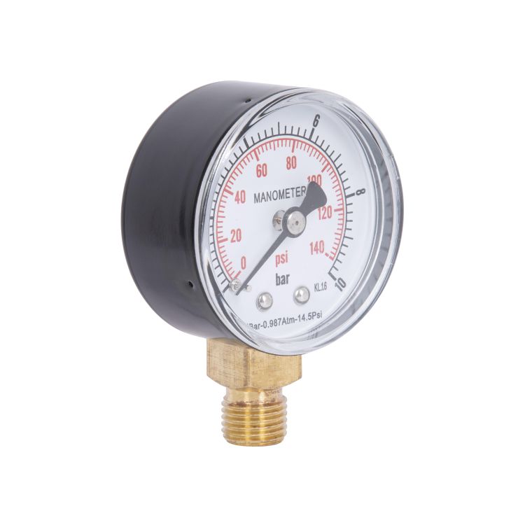 Манометр SD Plus 50мм 1/4&amp;quot;, нижнее подключение 10 бар SD17010B - 4