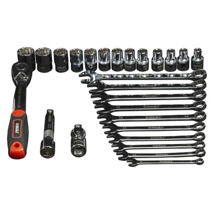 Набор насадок торцевых 1/2&amp;quot; + аксессуары 26шт CrV Taiwan ULTRA (700026z) - 5