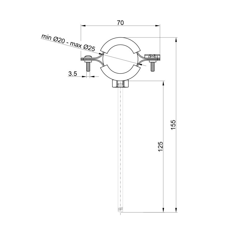 Хомут SD Plus 1/2&amp;quot; (пара) - 2