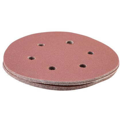 Шлифовальный круг 6 отверстий Ø150мм P180 (10шт) Sigma (9122291) - 3