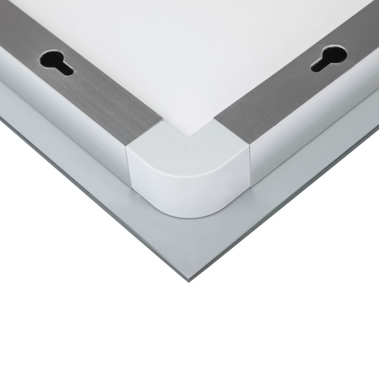 Дзеркало Qtap Mideya (DC-F613) 700х500 з LED-підсвічуванням Touch, з антизапотіванням, димером, рег. яскравості QT2078NCF7050W - 6