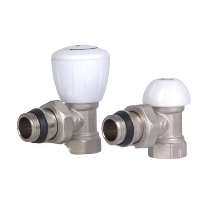 Комплект радіаторних кранів Thermo Alliance Standart 1/2&amp;quot; ВН кутовий TAS232W15 - 1