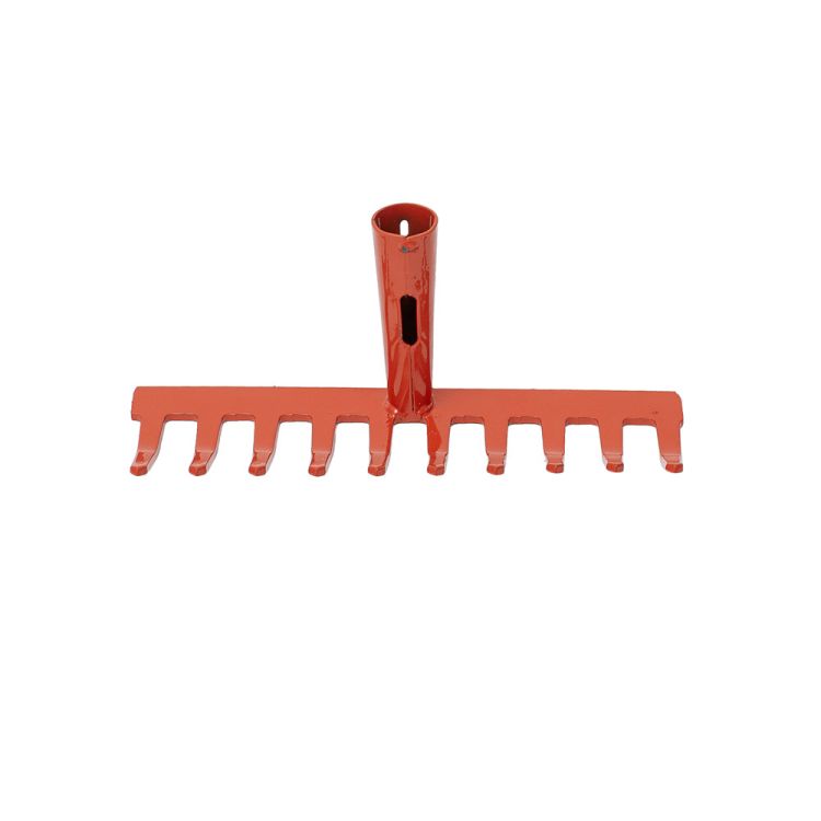 Грабли садовые прямые 10 зубьев 240×83мм сварное крепление GRAD (5051785) - 4