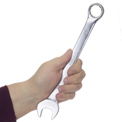 Ключ рожково-накидной 25мм CrV satine Sigma (6021251) - 6