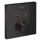 ShowerSelect Термостат для 2х потребителей, скрытого монтажа, цвет покрытия чёрный матовый - 1