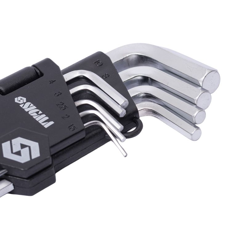 Ключі шестигранні 9шт 1,5-10мм CrV (середні) Sigma (4022021) - 5