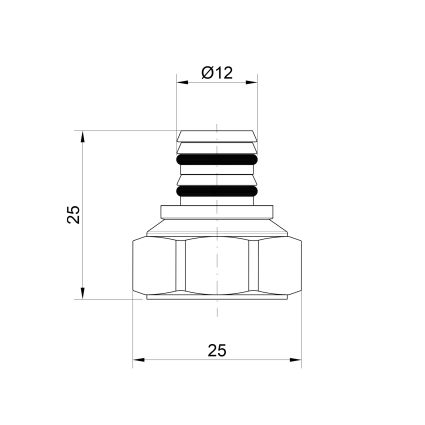 Наконечник Icma 1/2&amp;quot; 16х2 №98 - 2