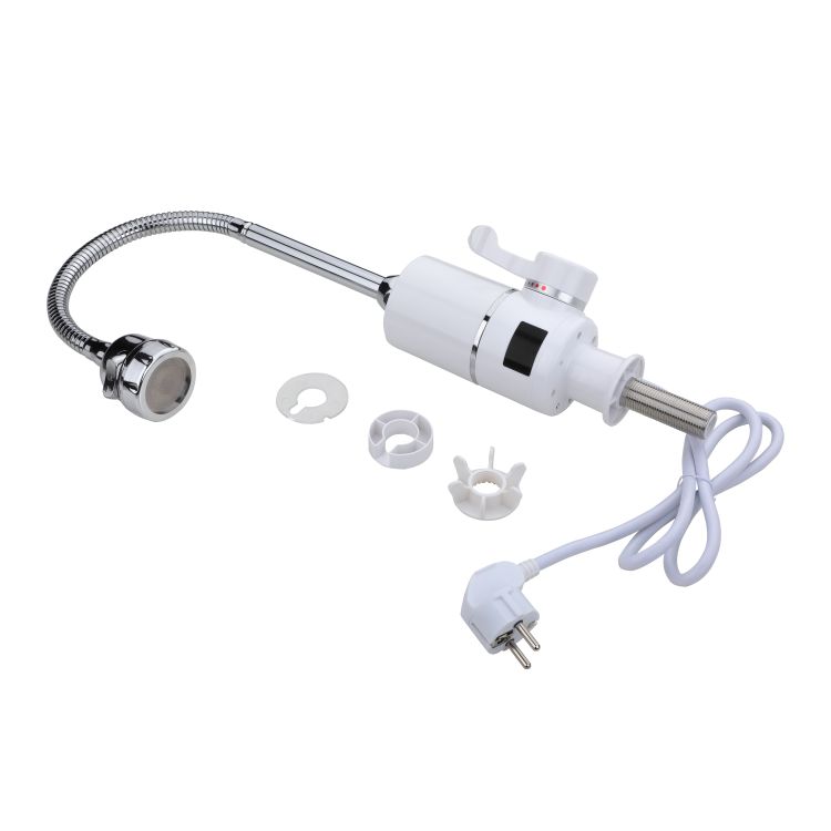 Проточний кран-водонагрівач для кухні на три режими Lidz Warm 062 LDWAR062WCR49099 White/Chrome - 7