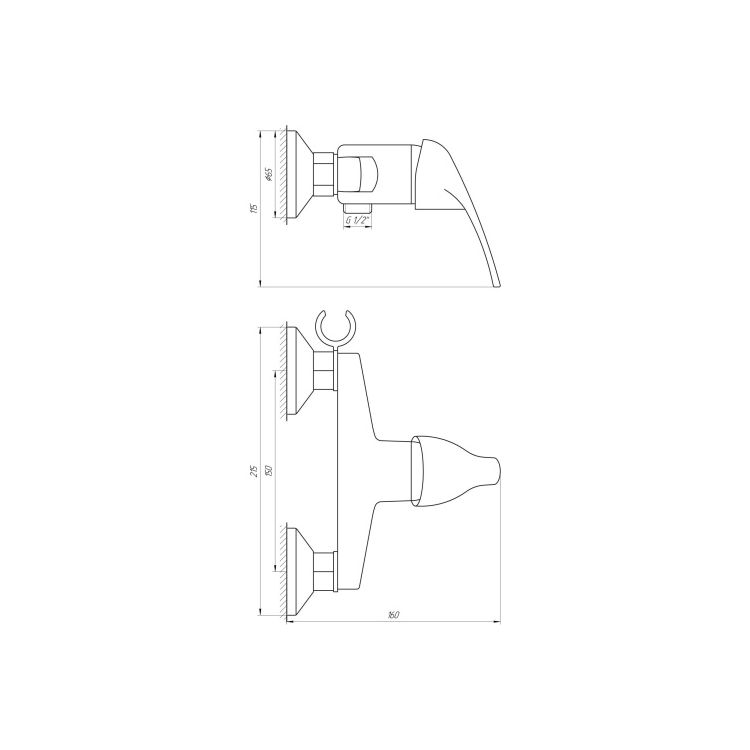Смеситель дя биде GLOBUS Solly GLSO 0206 - 2