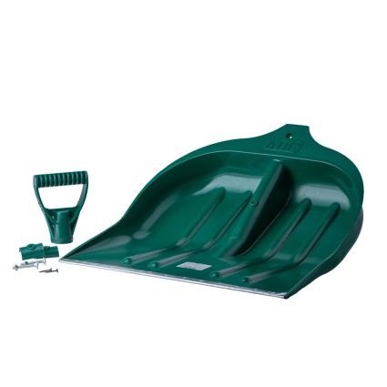 Лопата для снігу/зерна пластикова з оцинкованою планкою Strong 490×495мм (кольорова) Grad - 1