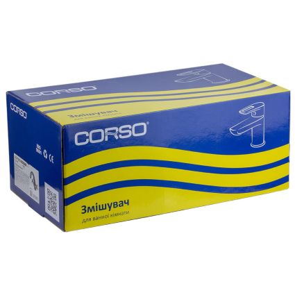 Змішувач BRENTA 1/2&amp;quot; для раковини литий на шпильці CORSO (FE-2A152K) (9679004) - 5