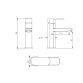 Смеситель для раковины Lidz Luna 001F (k35) LDLUN001FNKS46094 Nickel - 2