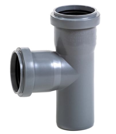 Трійник каналізаційний 50x50x87,5° СВК - 1