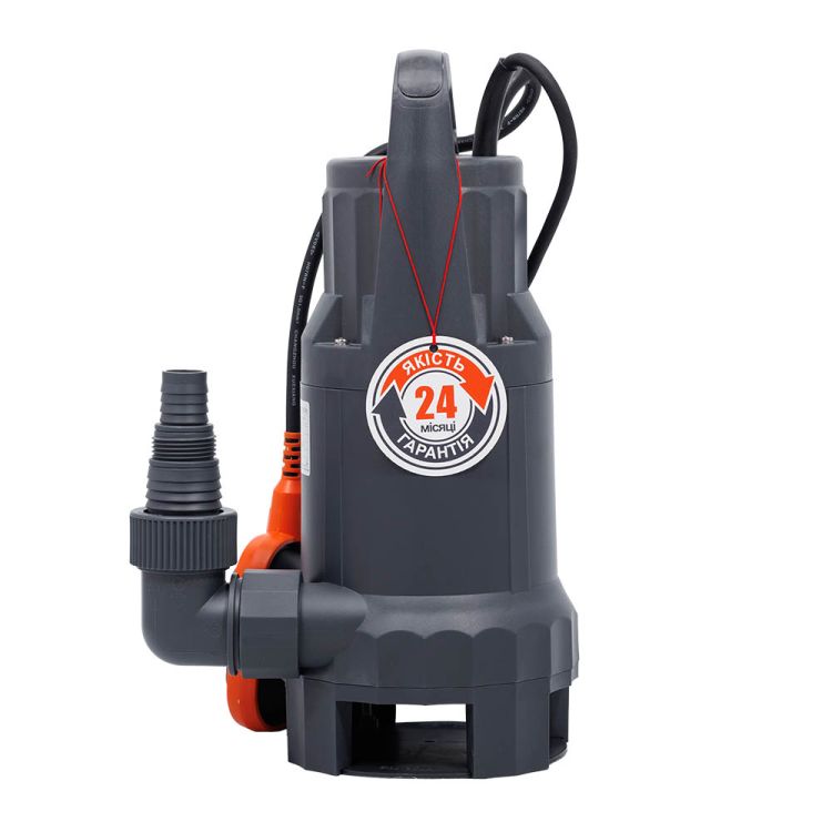 Насос дренажний садовий 0.75кВт Hmax 9м Qmax 300л/хв (част. до 35мм) LEO (773165) - 8