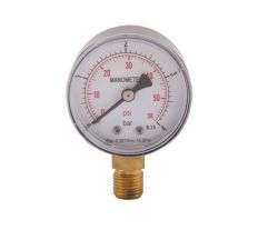 Манометр SD Plus 50мм 1/4&quot;,  нижнее подключение 4 бар SD1704B