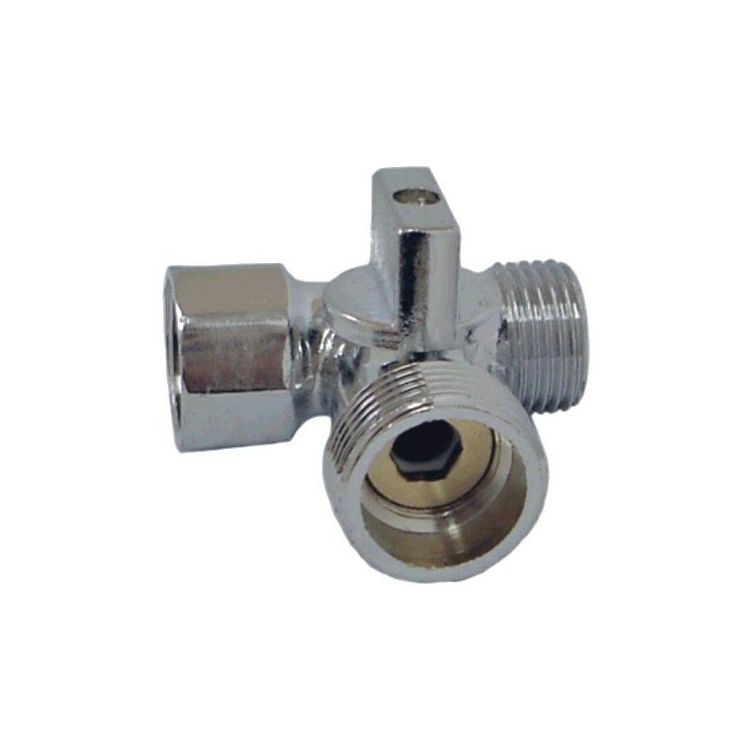 Кран шаровой SANTAN 1/2х3/4х1/2 проходной - 1