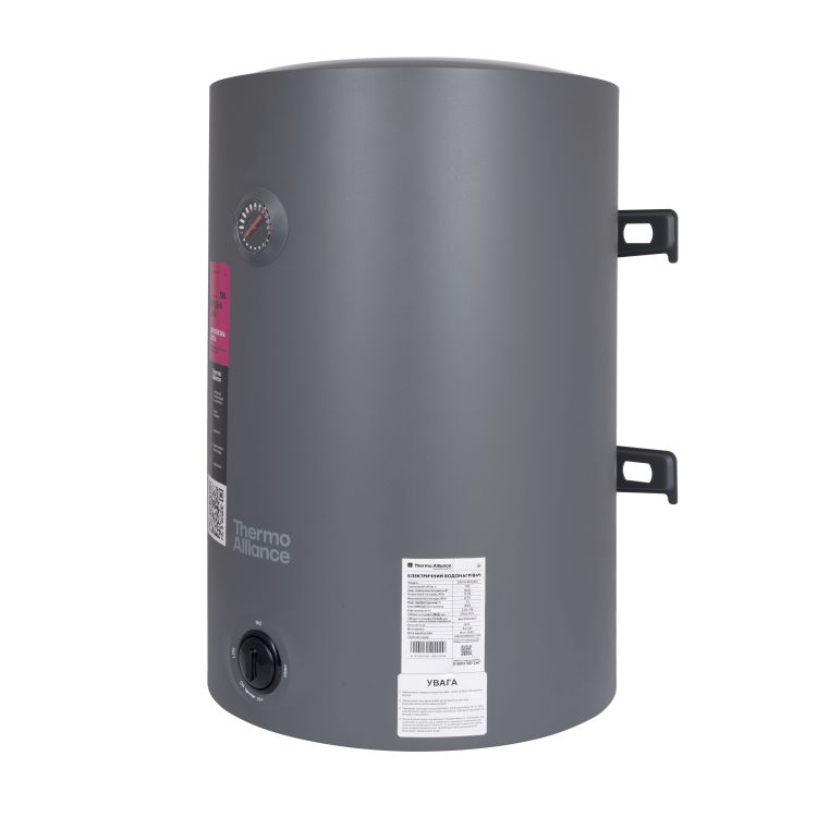 Водонагрівач електричний 50 л Grey універсальний, мокрий ТЕН 1,5 кВт D50VH15Q2G Thermo Alliance - 4