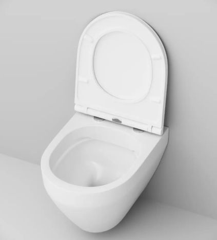 Унитаз подвесной C701700WH Spirit FlashClean, без сидения, AM/PM - 5