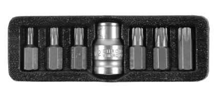 Набір біт TORX Ultra ½ 7шт S2 (пласт кейс) (4013502) - 1