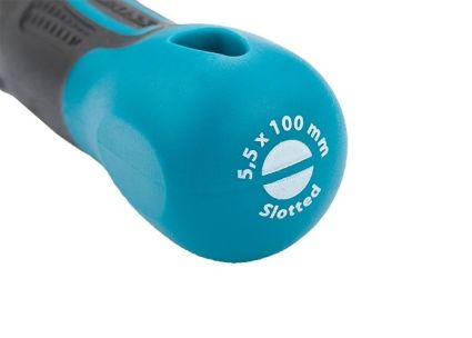 Отвертка SL5,5 x 100 мм, S2 трехкомпонентная рукоятка GROSS 12110 - 4