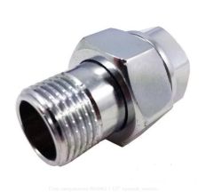 Сгон Американка 1 1/2"прямой никель AQ