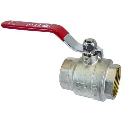 Кран кульовий HLV 1/2 внутрішня/внутрішня ручка - 1