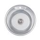 Кухонна мийка Lidz 490-A 0,6 мм Decor (LIDZ490А06DEC160) - 1