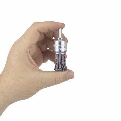 Щітка дротяна чашевидних Ø30мм хвостовик О6мм (сталевий витий) Sigma (9028031) - 2