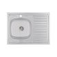 Кухонна мийка Brinex 6080-L 0,6 мм Satin (BRIN6080LSAT06) - 1