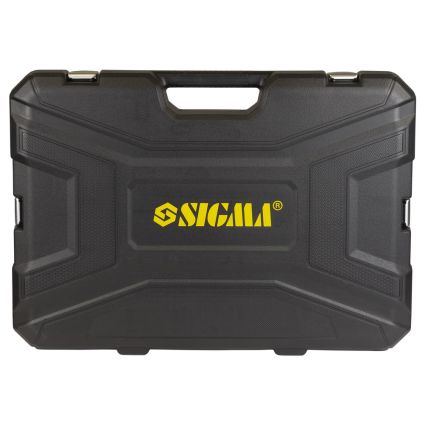 Набор насадок торцевых и биты, ключей, инструментов ¼&amp;quot; ⅜&amp;quot; ½&amp;quot; 148шт CrV SIGMA (6003801) - 4