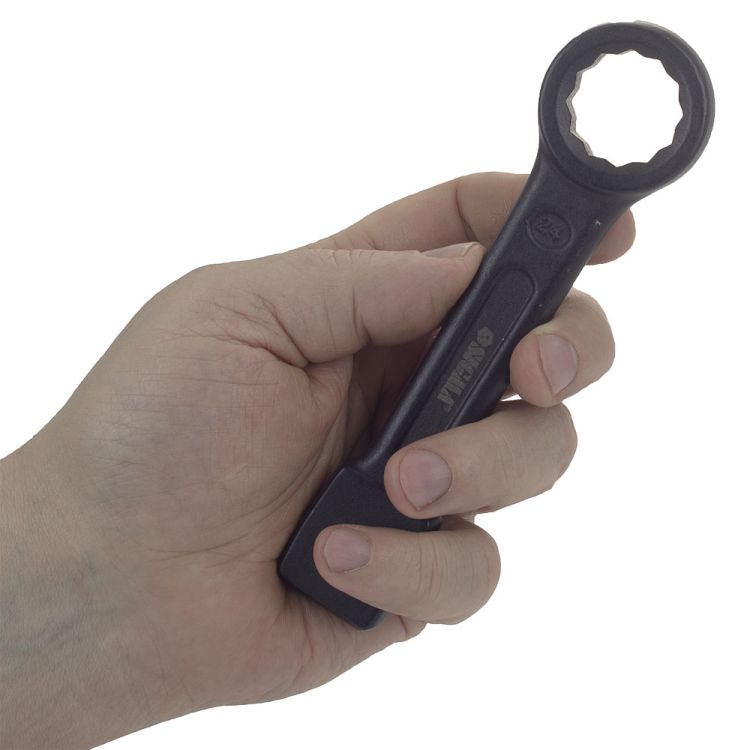 Ключ накидной односторонний ударный 24мм CrV Sigma (6034031) - 3