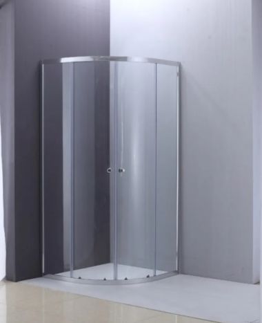 Душ.кабина CADIZ 90-R 1039.114501 полукруглая, 90*90*190см раздвижная, стекло прозрачное VOLLE - 2