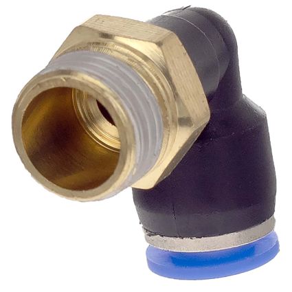 Штуцер цанговый (угловой) Ø6*6*6мм МТ 1/4&amp;quot; Sigma (7027091) - 2