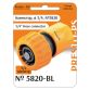 Конектор Presto-PS для шланга 3/4 дюйма з аквастопом (5820-BL) - 1