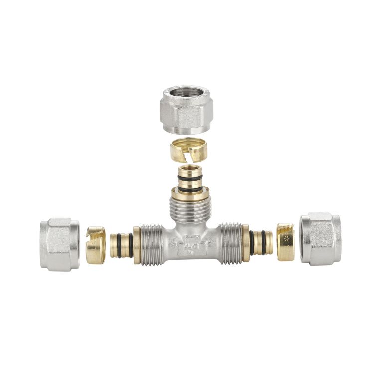 Тройник металлопл 16*16*16 SF176W161616 Forte - 6