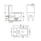 Унітаз підлоговий Qtap Stenava Rimless безобідковий з сидінням Soft-close WHITE QT27228303W - 2