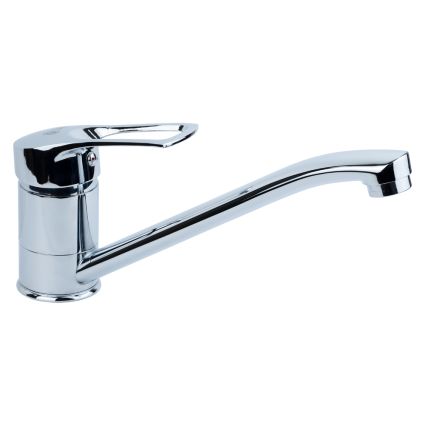 Змішувач SM Ø40 для кухні гусак прямий 250мм на шпильці TAU (SM-2B244C) - 1