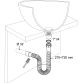 Соединение гибкое для раковины 1¼&amp;quot;×Ø32мм WIRQUIN (9541829) - 2