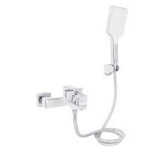 Змішувач для ванни Qtap Nando з душовим гарнітуром QTNAN259CRM48651 Chrome