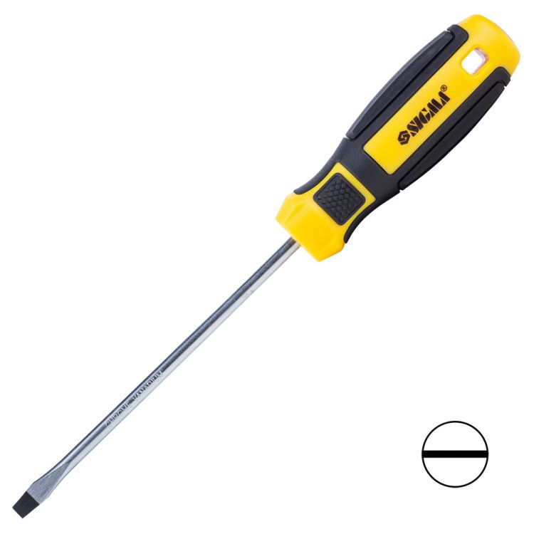 Отвертка шлицевая SL 5.0×125мм CrV Mega Sigma (4009221) - 1