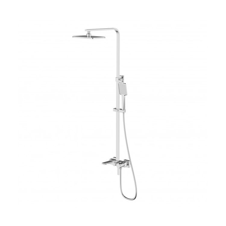 KUCERA система душевая (смеситель для ванны, верхний и ручной душ) T-10105 - 1