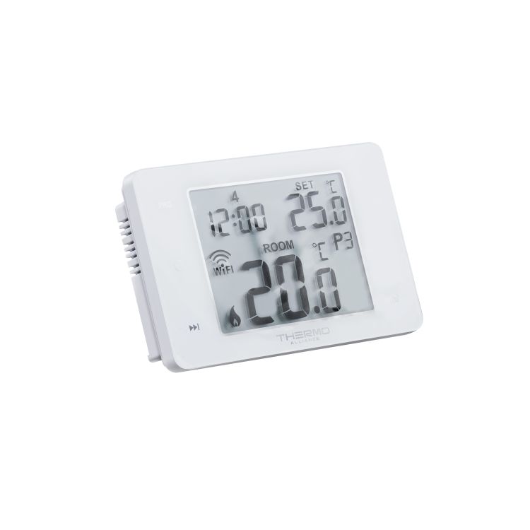 Тижневий програмований термостат Thermo Alliance ТА-2701WiFi сенсорний з WiFi - 1