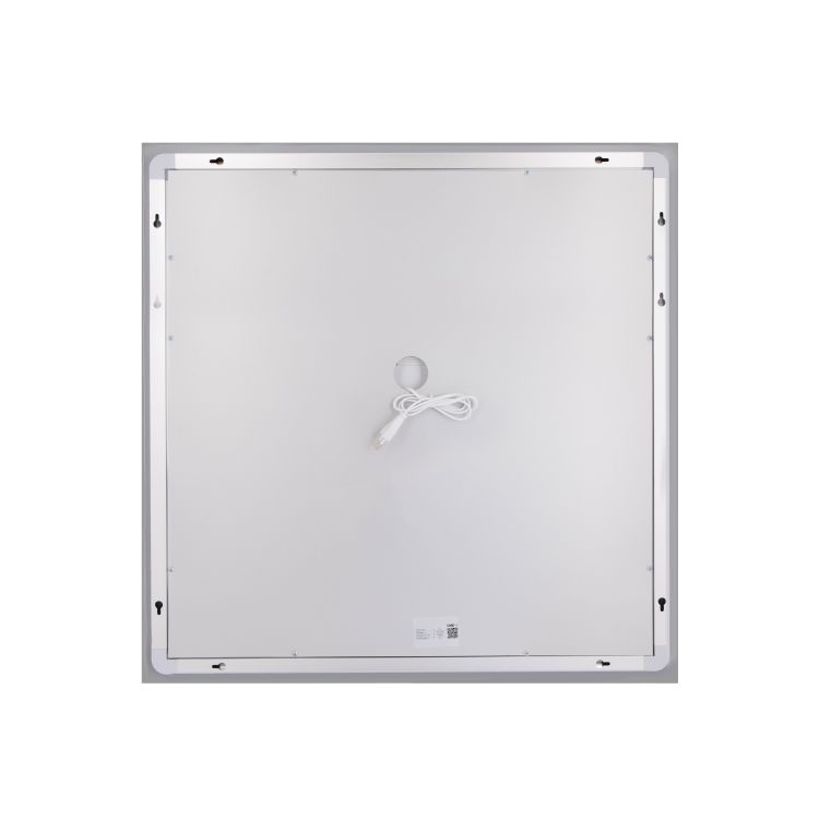 Дзеркало Lidz Kubis (KU1) 700х700 з LED-підсвічуванням Touch, з антизапотіванням, з димером, рег. яскравості LDKU70070049287 - 6