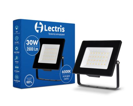 Прожектор LED30W 2600Лм 6500K 185-265V IP65 Lectris - 1