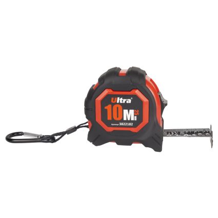 Рулетка магнитная обрезиненная Extra нейлоновое покрытие двустороннее полотно/зацеп 10м×25мм ULTRA (3822182) - 2