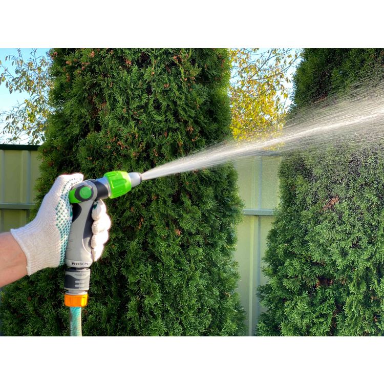 Пістолет для поливу металевий Presto-PS насадка на шланг (7774B) - 2