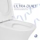 Унитаз напольный Qtap Presto безобідковий з сідінням Soft-close QTPRE27W51022 - 5