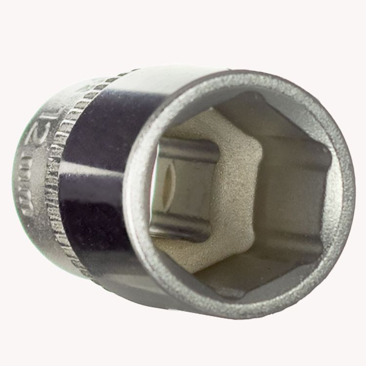 Насадка шестигранна коротка 1/4&amp;quot; 12мм CrV ULTRA (6060122) - 6